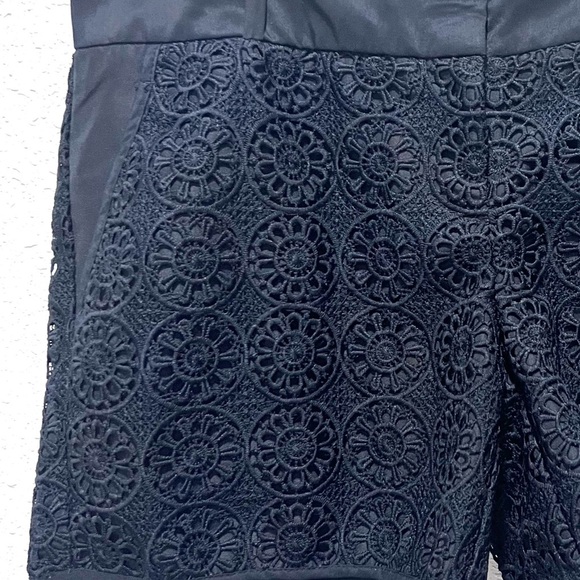 The Limited Blue Bermuda Shorts with Eyelet Detailing 8 - Picture 5 of 8